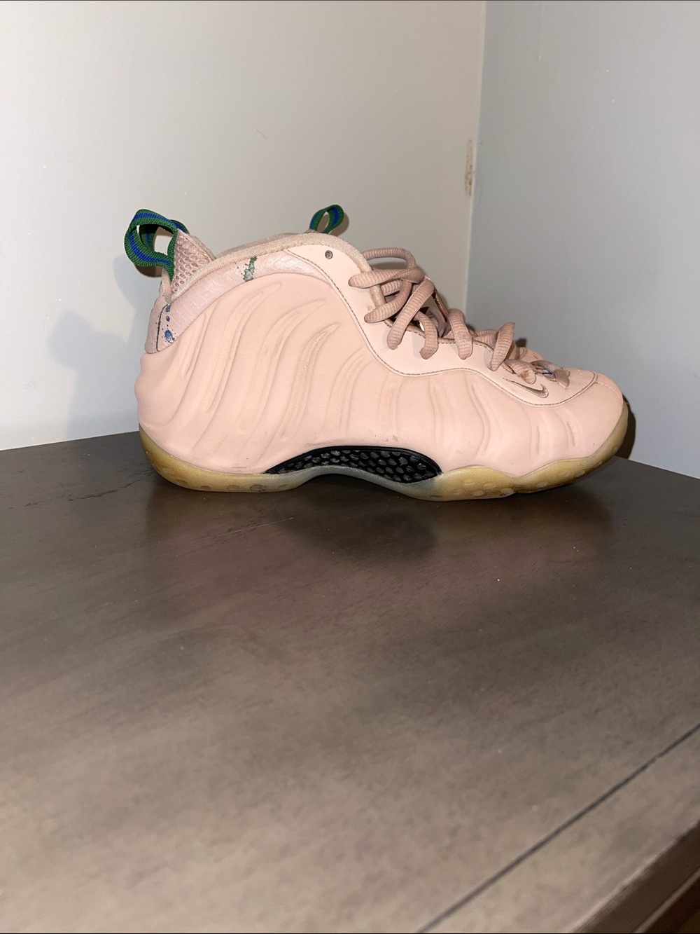 Women’s foamposite Athletic Sneakers in Soft Pink size 8.5.